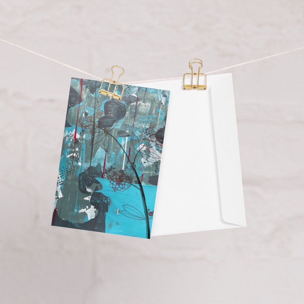 Greeting card - Out of Our Depth